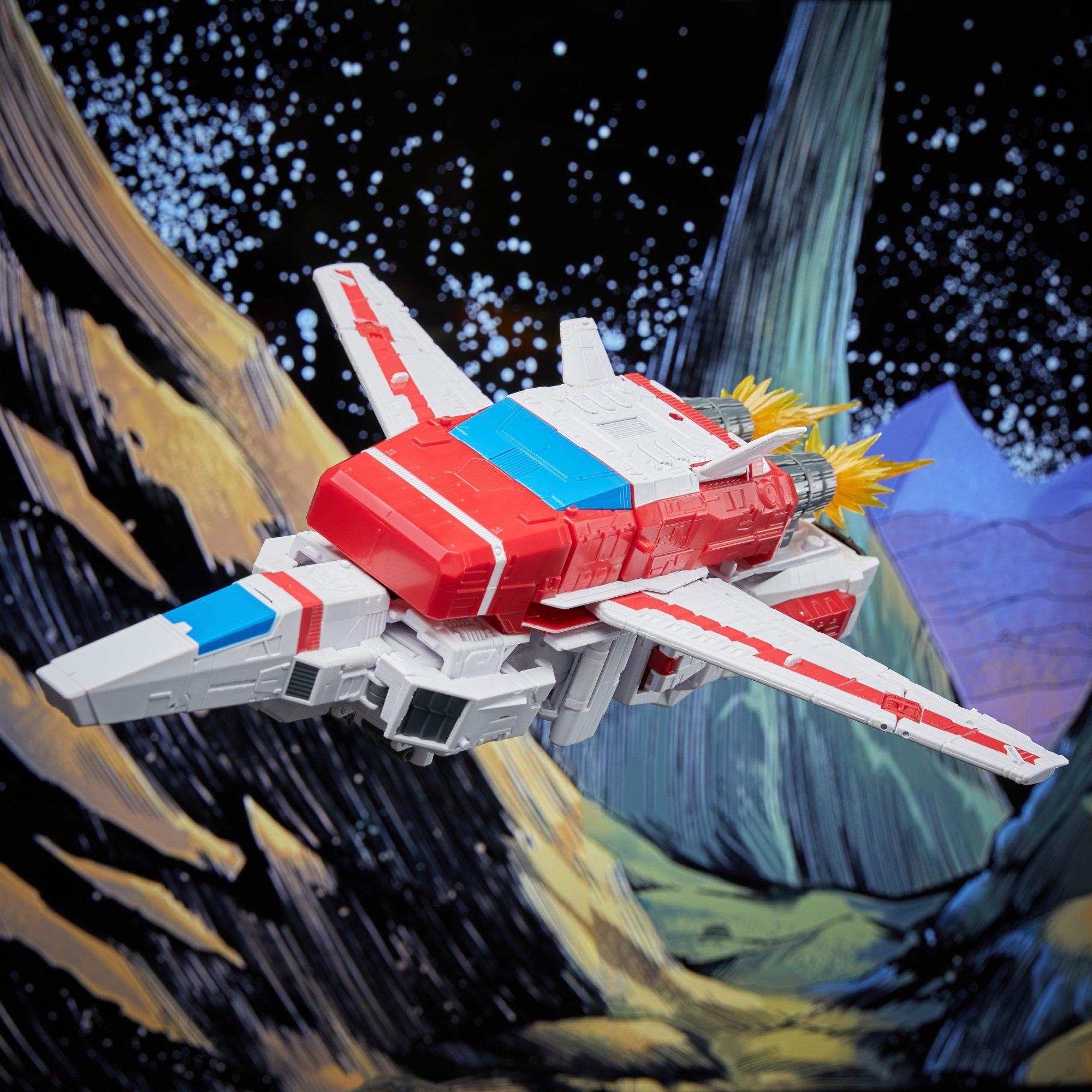 Transformers Void Rivals Autobot Jetfire, Zertonian Solila, and Agorrian Darak