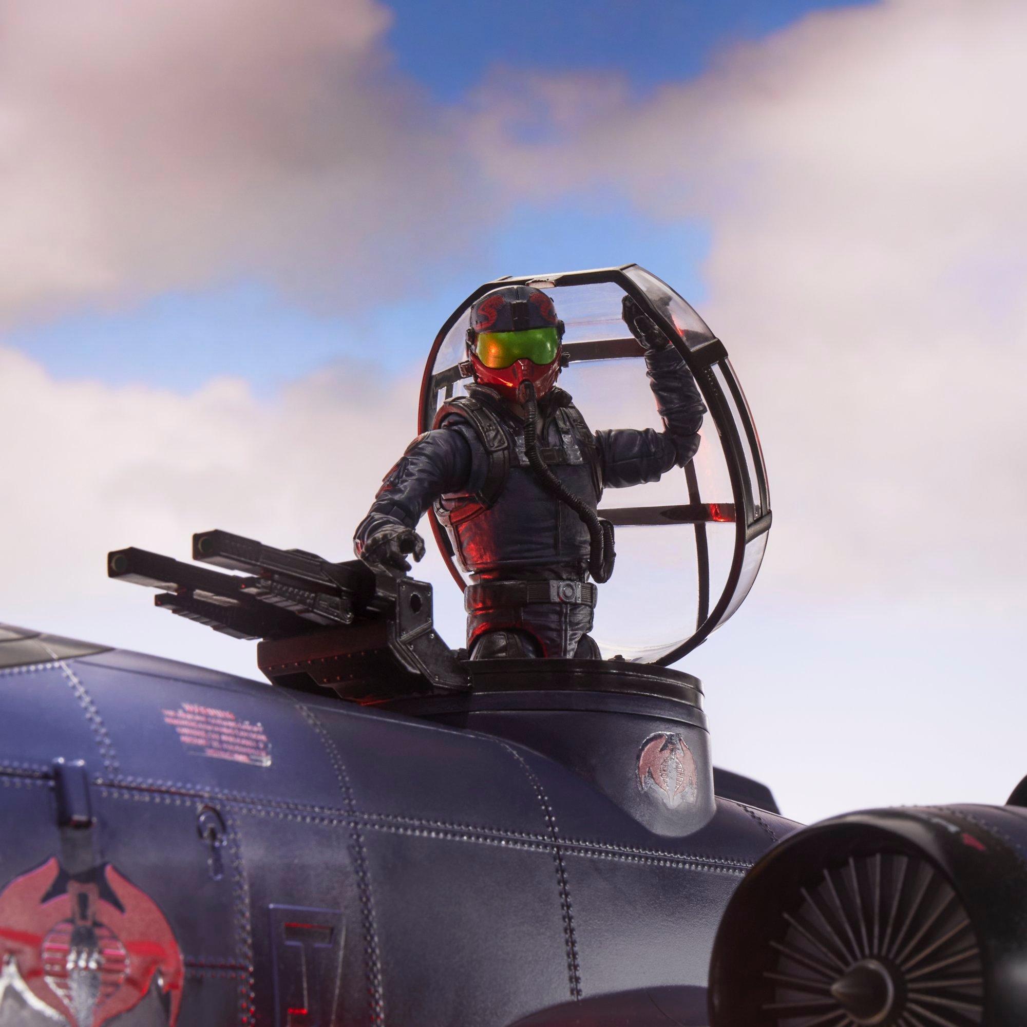 G.I. JOE CLASSIFIED SERIES COBRA RATTLER GROUND ATTACK JET